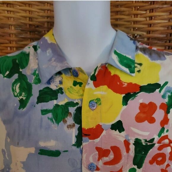 Vintage Jams World Centerpiece Hawaii Aloha Shirt - Picture 2 of 8